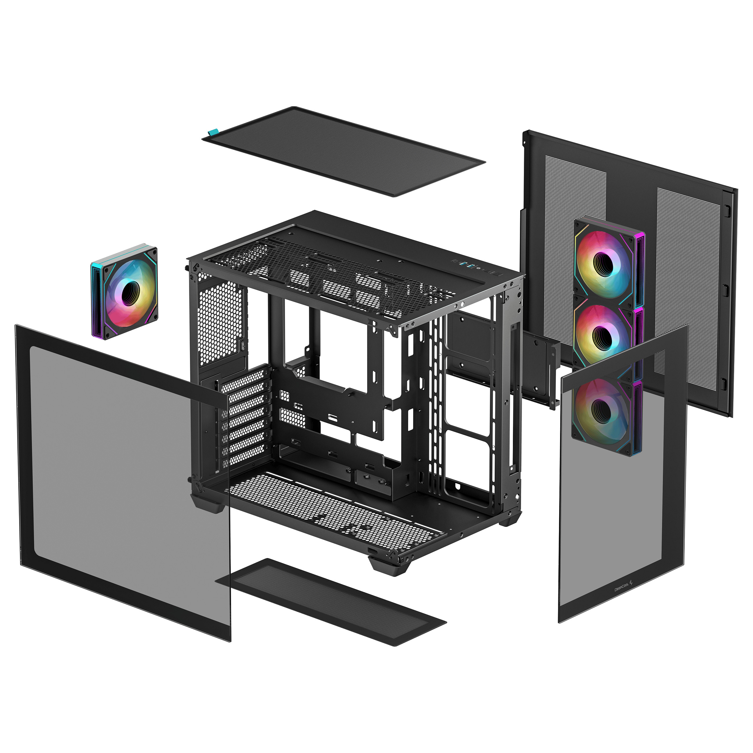 Kasë DeepCool CG530 4F - Zezë - 12