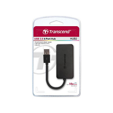 Adapter USB Transcend 4-Port USB 3.0 HUB2 / Pa Furnizim Energjie - 4