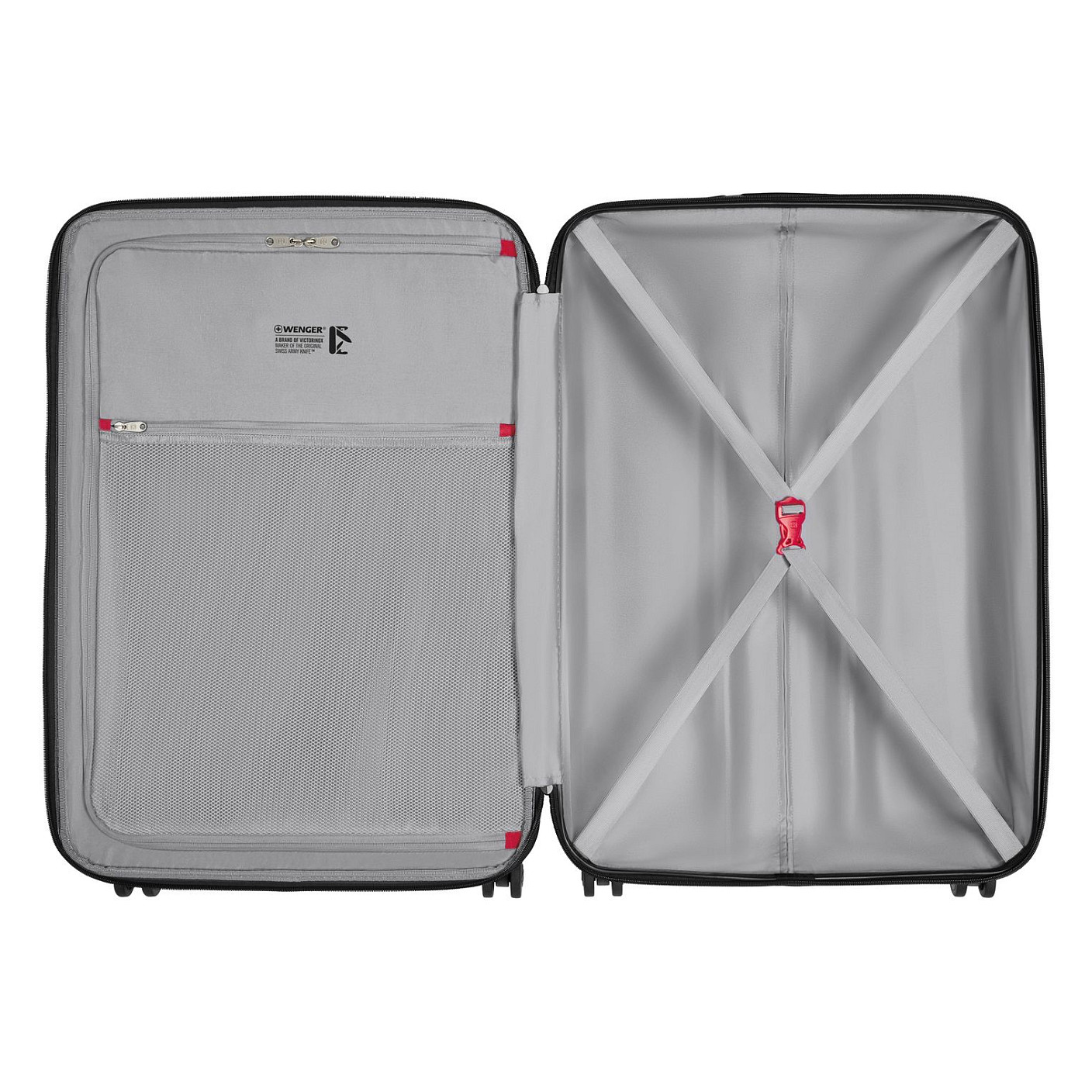 Çantë Bagazhi Wenger SwissGear Prymo Large / Hard Shell / ABS + Polycarbonate / 93 L / 107 L Expandable / 4 Double Spinner Wheels / TSA Travel Sentry / Double-Coil Zipper / Compression Straps - Zezë - 7