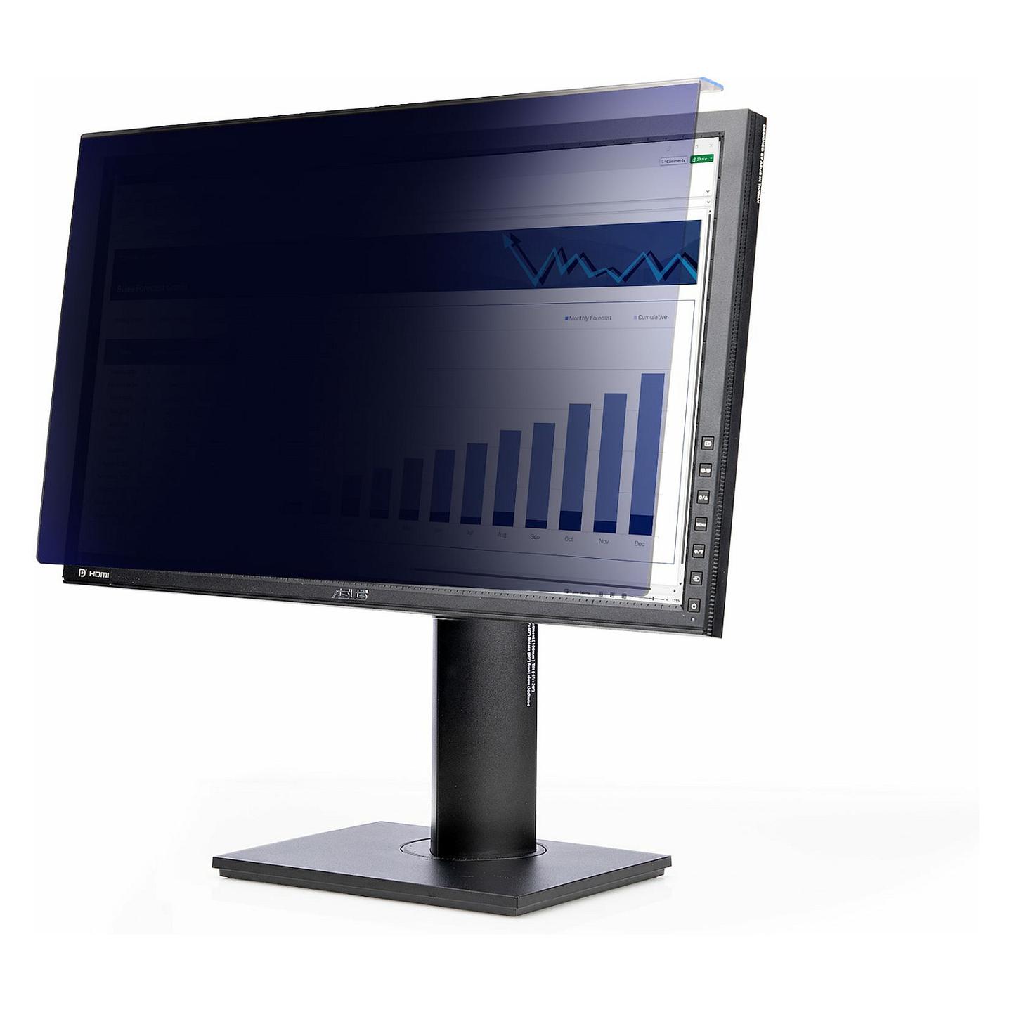 Filtër Privatësie StarTech.com 2461A-PRIVACY-SCREEN, 24", 16:10, 2-Drejtimësh, ±30°, Akrilik, Montim Sipër Monitorit - Zezë