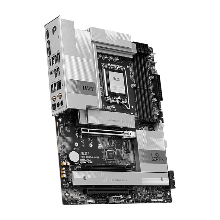 Pllakë Amë Intel MSI PRO Z890‑A WIFI / LGA 1851 / ATX / DDR5 / WiFi / HDMI+DisplayPort - 4