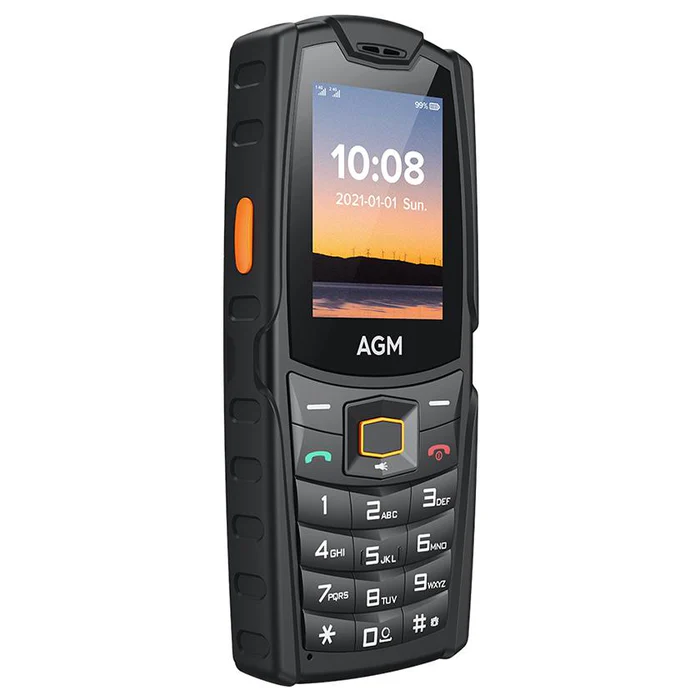Telefon AGM Mobile M6 / 4G Rugged / speaker - e zezë - 2