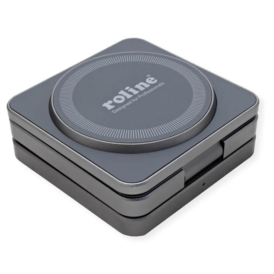 Karikues ROLINE 19.11.1008 / 15W / 3-in-1 / Qi Wireless Charging / Foldable / Samsung - Gri - 3