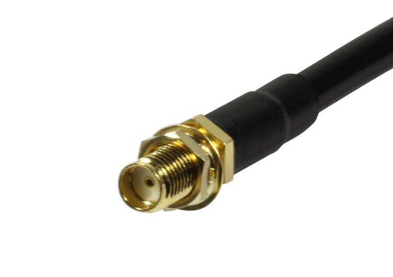 Antena për rrjet ALLNET LMR-195, SMA Female në FAKRA Female, WaterBlue, Keycode Z, 10cm - Zezë - 3