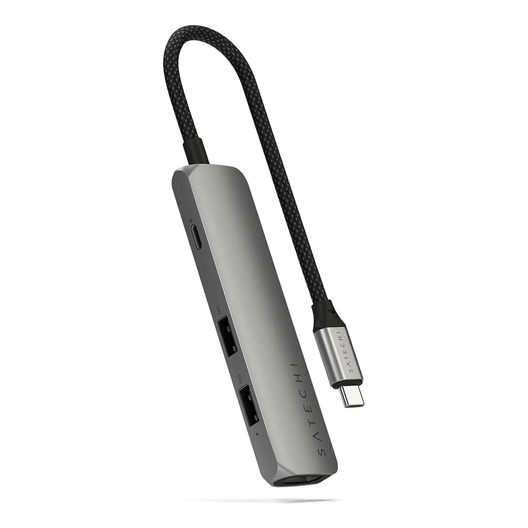 Hub Satechi ST-P4SM / 2x USB-A / 1x HDMI / 1x USB-C PD / 80W PD / 100W – Hiri - 5