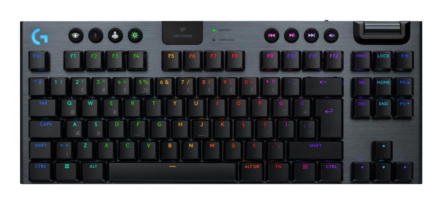 Tastierë Gaming Logitech G915 X LIGHTSPEED TKL / 920-012721 / Wireless & Wired / QWERTY US International / GL Tactile / RGB LIGHTSYNC – Zezë - 1