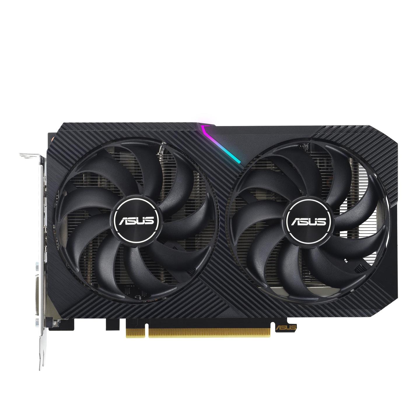 Kartelë Grafike ASUS Dual GeForce RTX 3050 V2 OC / 8GB GDDR6 / 128-bit / PCIe 4.0 / 1852MHz / HDMI 2.1 / DisplayPort 1.4a / DVI-D