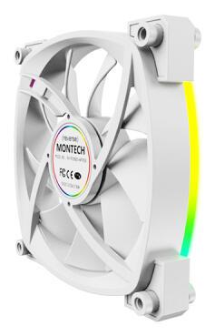 Ftohës për Kasë Montech RX120 / 120mm / 800-1600 RPM / 3-Pack – Bardhë - 4