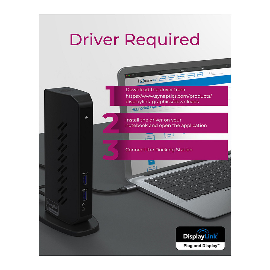 Docking Station ICY BOX IB-DK2252AC / USB-C & USB 3.0 / 2x HDMI + 2x DP / 6x USB / LAN / Audio / PD - Zezë - 9