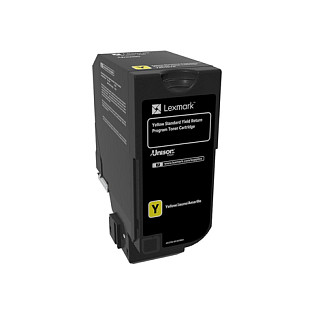 Toner Lexmark 74C2SY0 deri në 7.000 faqe - Verdhë - 1