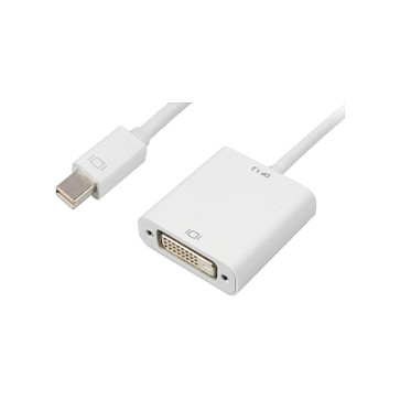 Kabllo DisplayPort Sharkoon Mini → DVI 15 cm - Bardhë - 1