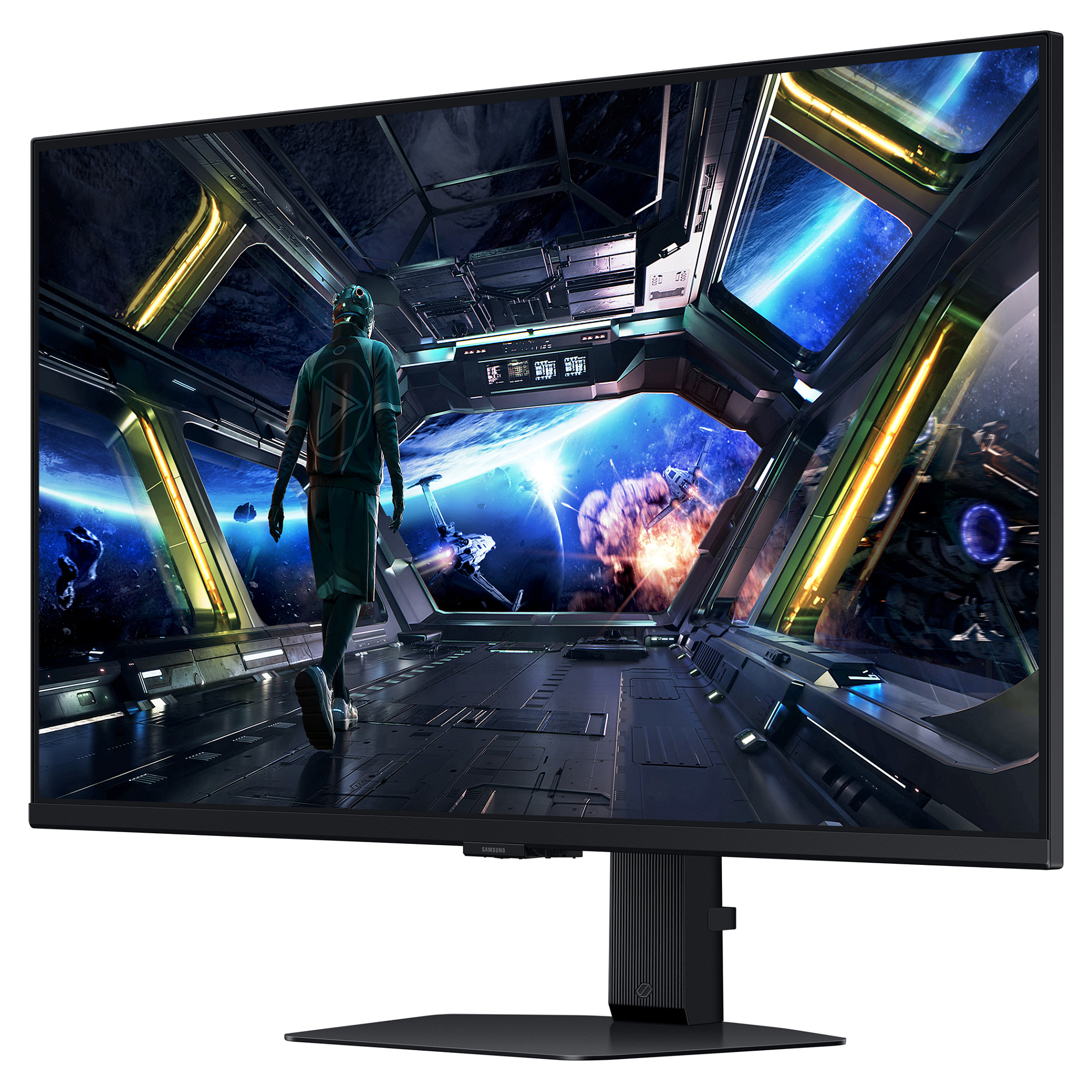 Monitor Gaming Samsung Odyssey G7 S32DG702EU / 32" / 4K Ultra HD IPS LCD / 144 Hz / 1 ms / HDMI + USB + DP - Zezë - 4