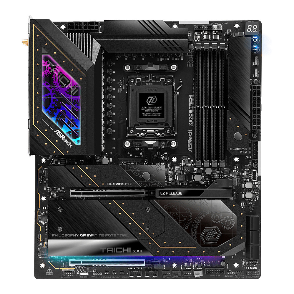 Pllakë Amë ASRock X870E Taichi / AM5 / DDR5 / E-ATX - 2