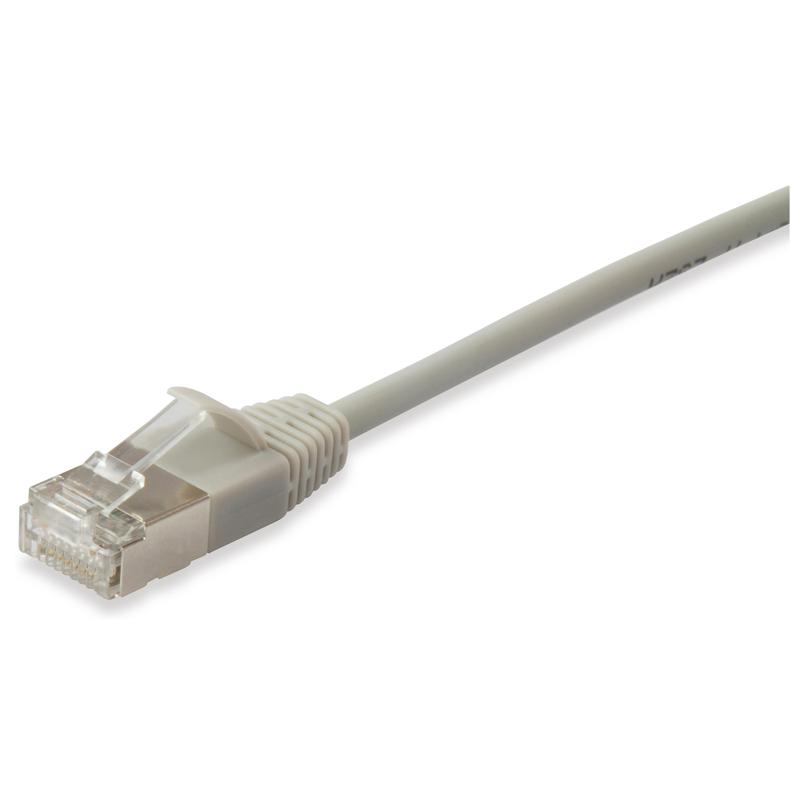 Kabllo për Rrjet Equip Patchkabel Cat6A F/FTP 2×RJ45 / 0.50m / Slim / LSZH / Polybag – Bezhë - 2