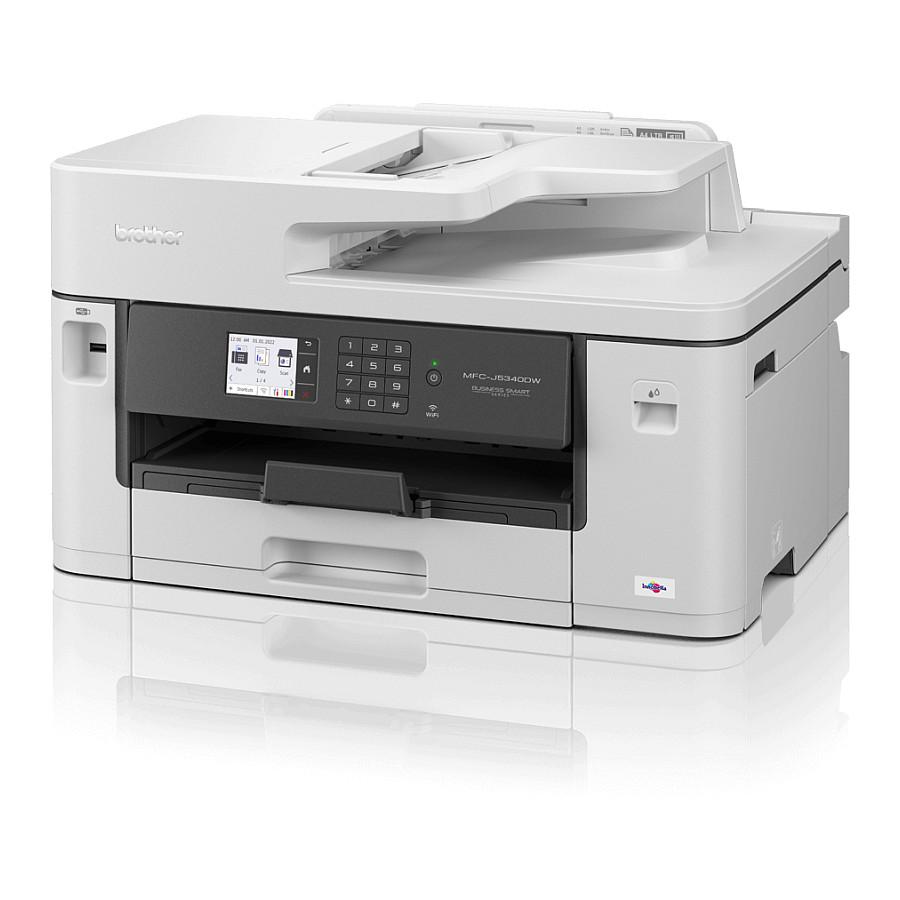 Printer Multifunksional Brother MFC-J5340DWE, Inkjet me Ngjyra, A3, 28 ppm, 4 në 1, Duplex, ADF 50-fletësh, Wi-Fi, Ethernet, USB - Bardhë - 8