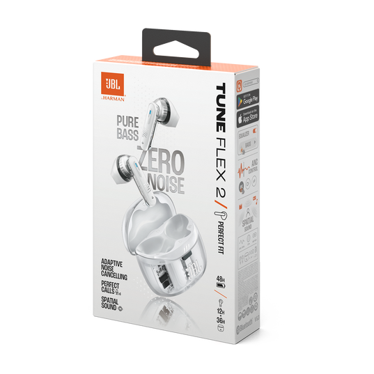 Kufje pa Kabllo JBL Tune Flex 2 G – Bardhë - 2