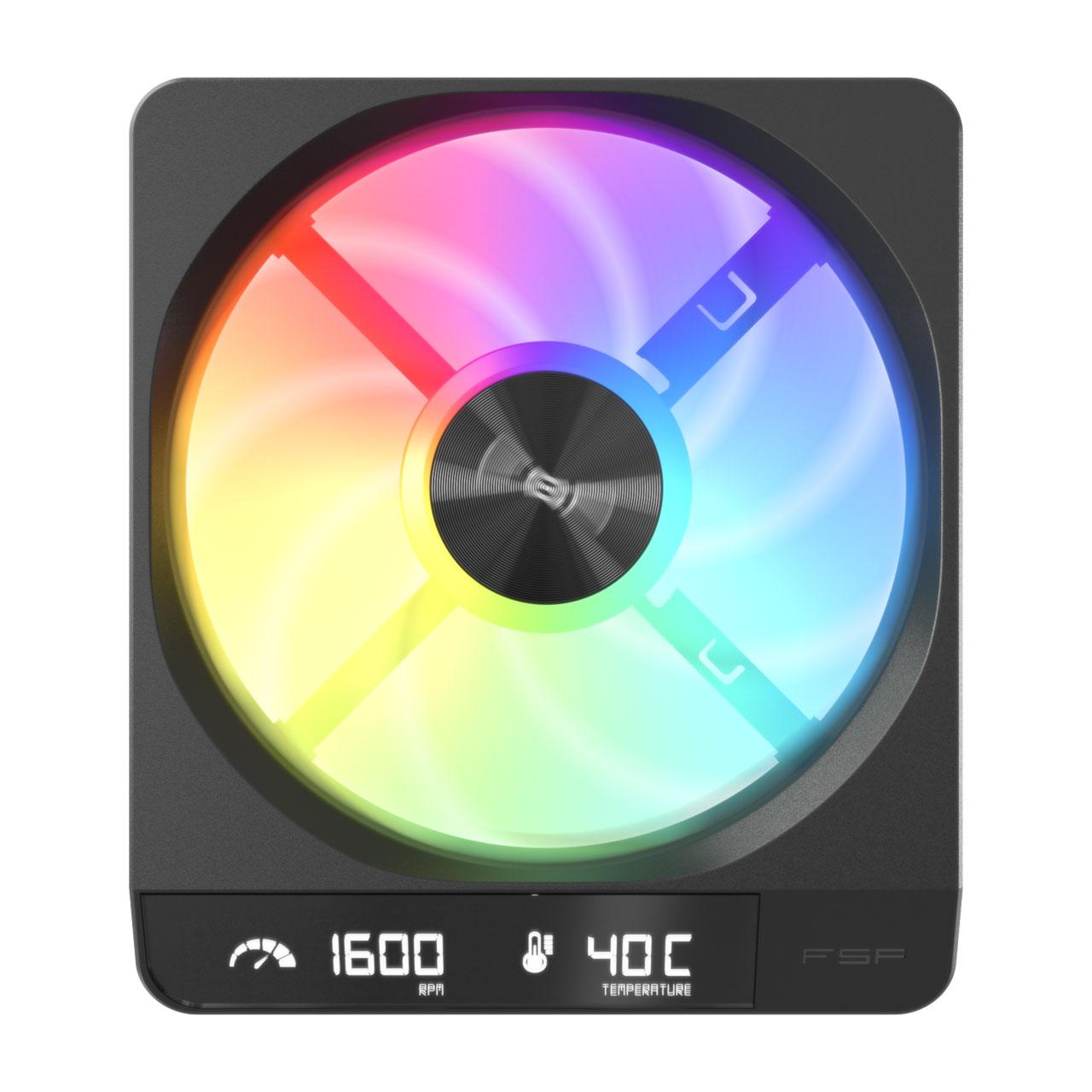 Ftohës për Kasë Fortron ZENFAN / 120mm / 1600 RPM / PWM – Zezë
