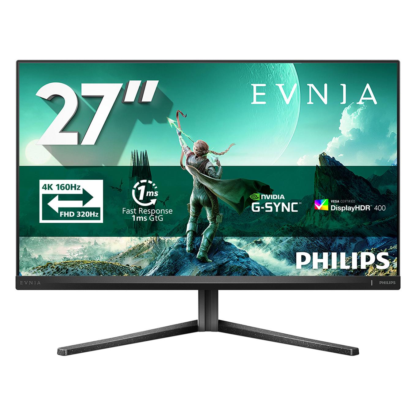 Monitor Gaming Philips Evnia 3000 27M2N3800A / 27" / 4K UHD IPS / 160Hz / 1ms / HDMI+DisplayPort - Zezë