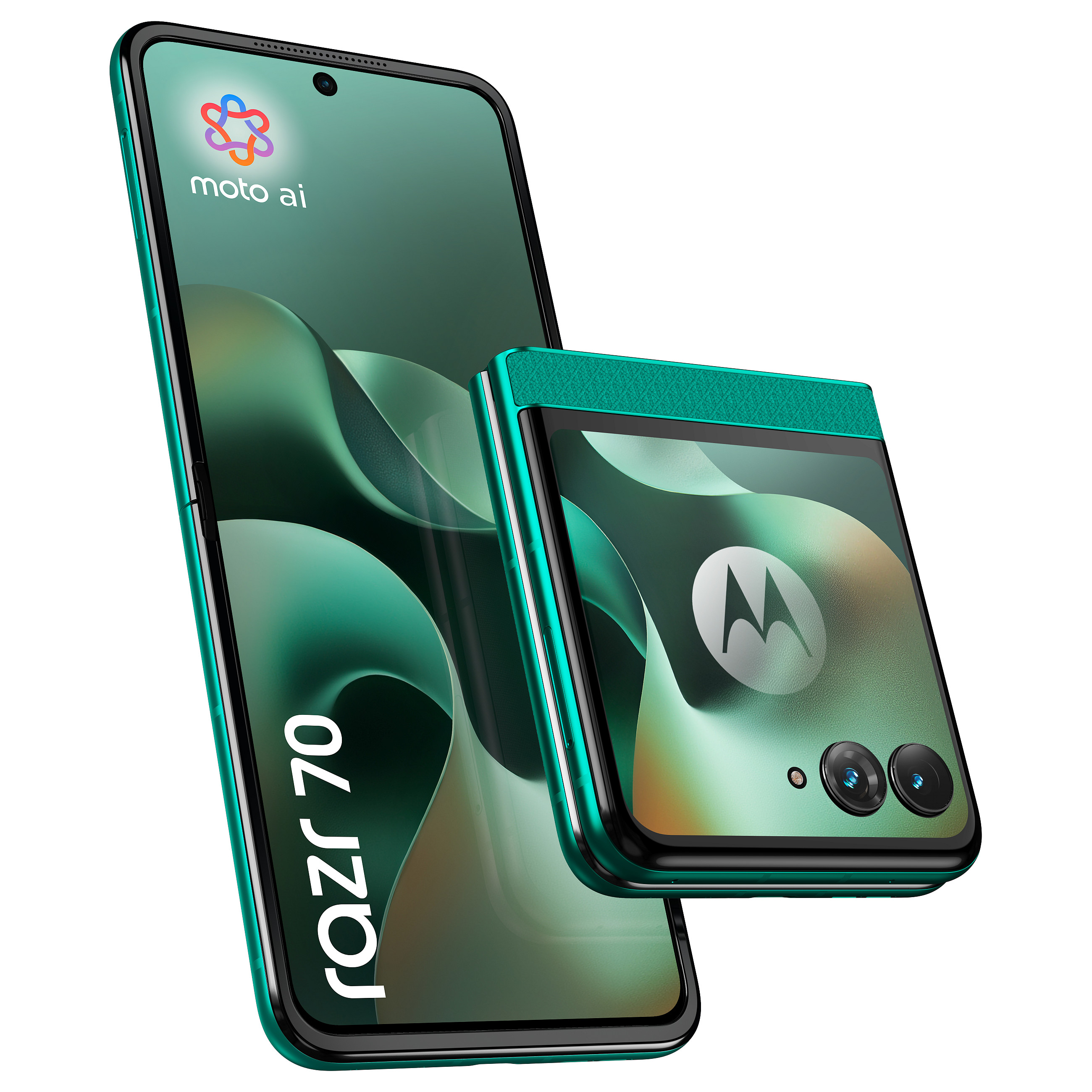 Telefon Motorola Razr 70 5G / 8GB / 256GB / Dual SIM - Gjelbër