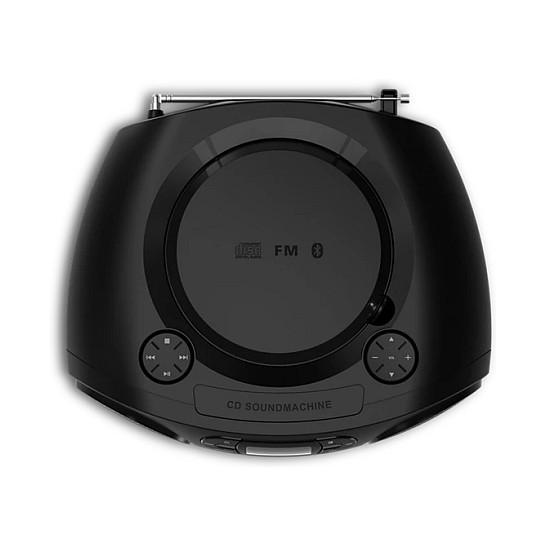 CD Player portativ Philips TAZ2000B/10, 3 W RMS, Përforcim dinamik i basit, Ekran LCD me ndriçim të bardhë, Antenë e jashtme - Zezë, Argjend - 3