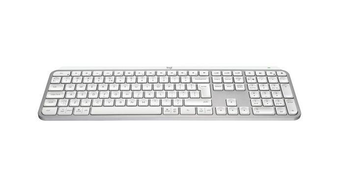 Tastierë pa kabllo Logitech MX Keys S, Bluetooth, Logi Bolt, Full-Size, Backlit, QWERTY – Gri e Çelët , Bardhë - 2