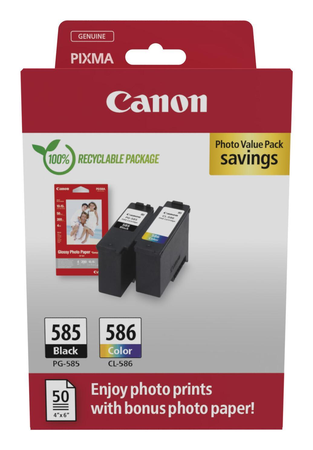 INK Canon PG-585/CL-586 / 6205C004 / 180 faqe – Shumëngjyrësh - 1