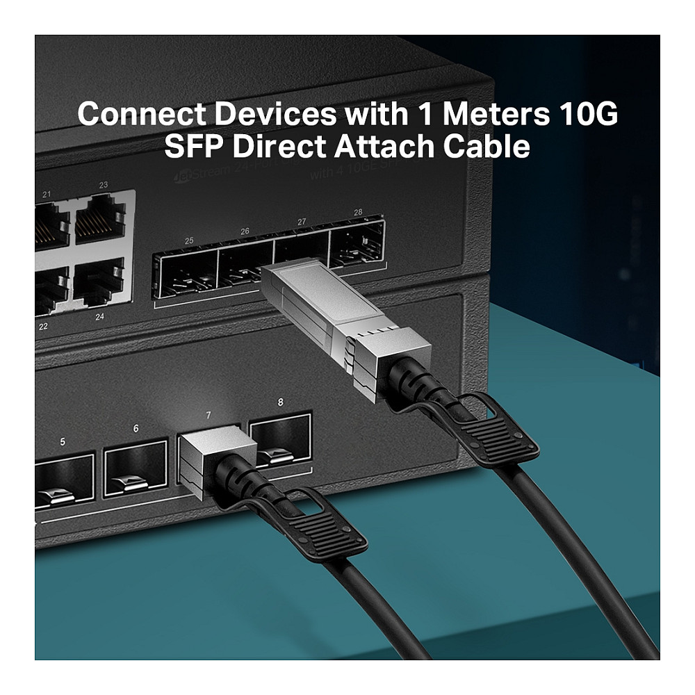 Kabllo Direkt SFP+ TP-Link SM5220-1M – 1 m për Lidhje 10 Gbps - 3