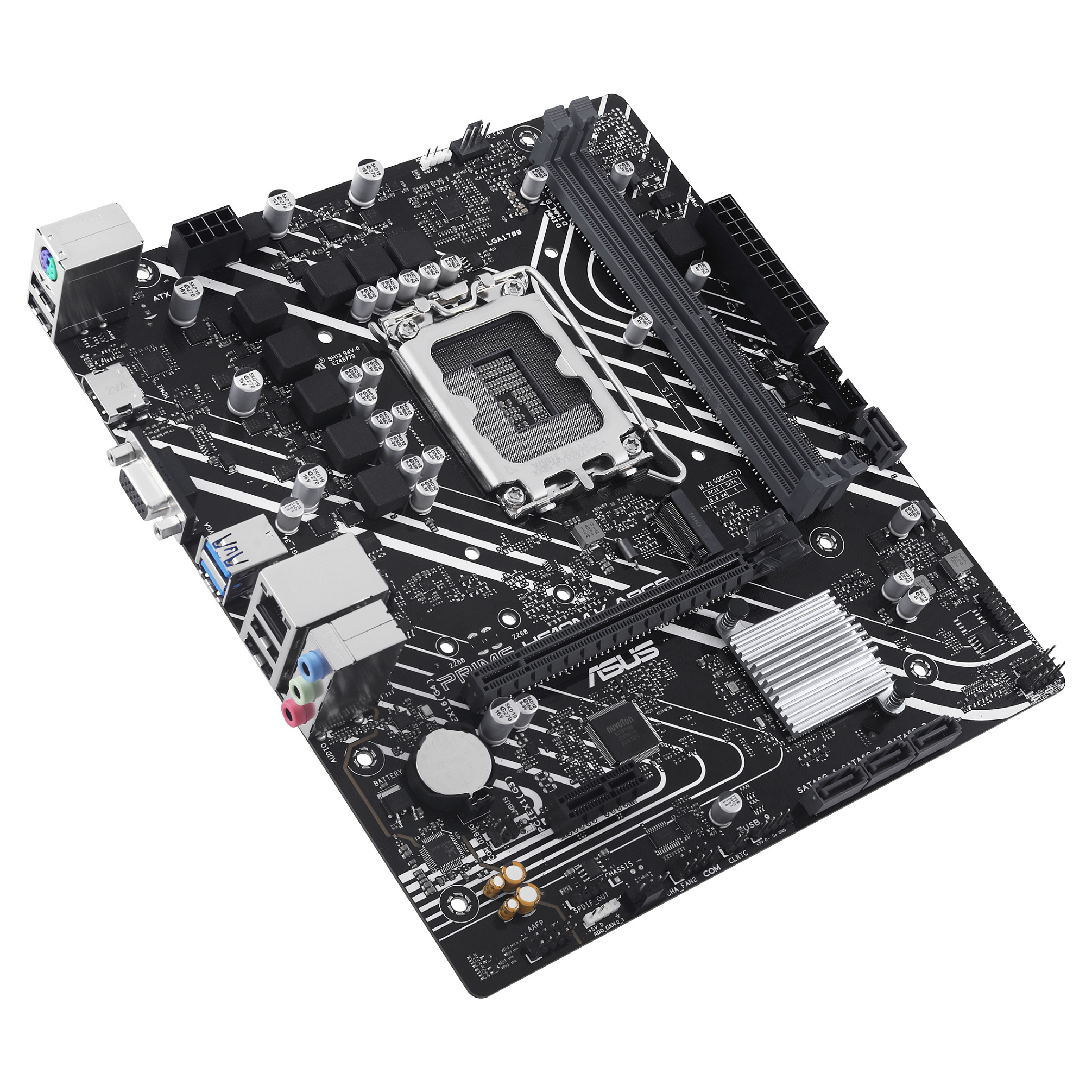Pllakë Amë MB ASUS PRIME H610M-K ARGB, Intel 1700, DDR5, mATX - 5