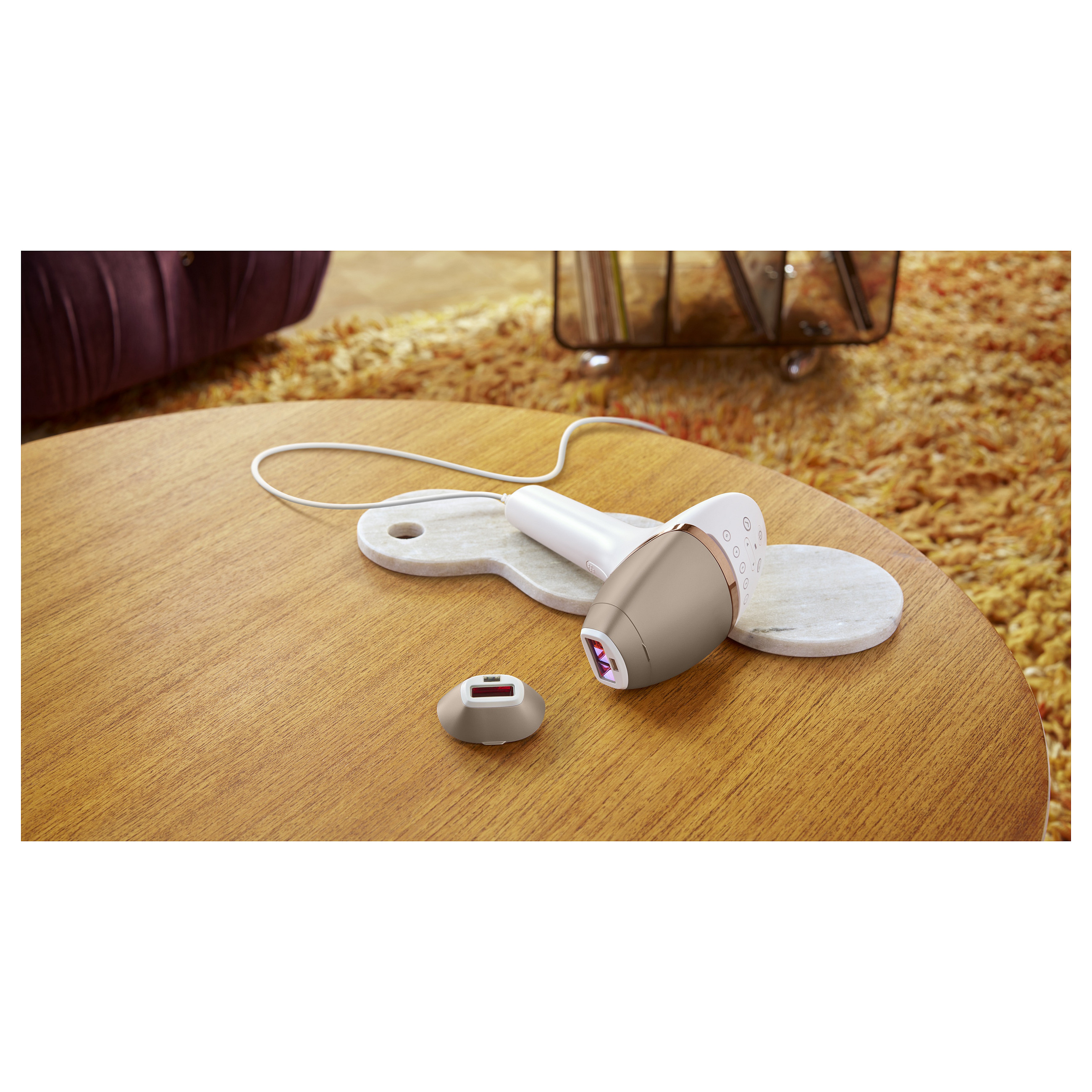 Depilator IPL Philips Lumea Prestige BRI945/00 / SenseIQ / SmartSkin / 450.000 Impulse / 5 Nivele – Bardhë/Rozë - 7