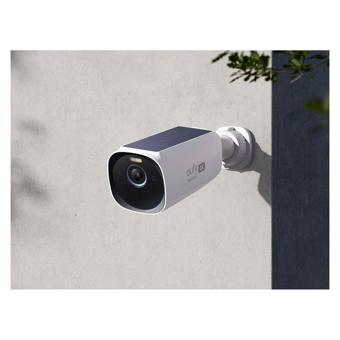 Kamerë Sigurie IP CCTV Anker Eufy eufyCam S330 (eufyCam 3) 3-Cam Kit, 4K, 135°, Wi-Fi 2.4 GHz, IR, Solar, IP67 - Zezë/Bardhë - 2