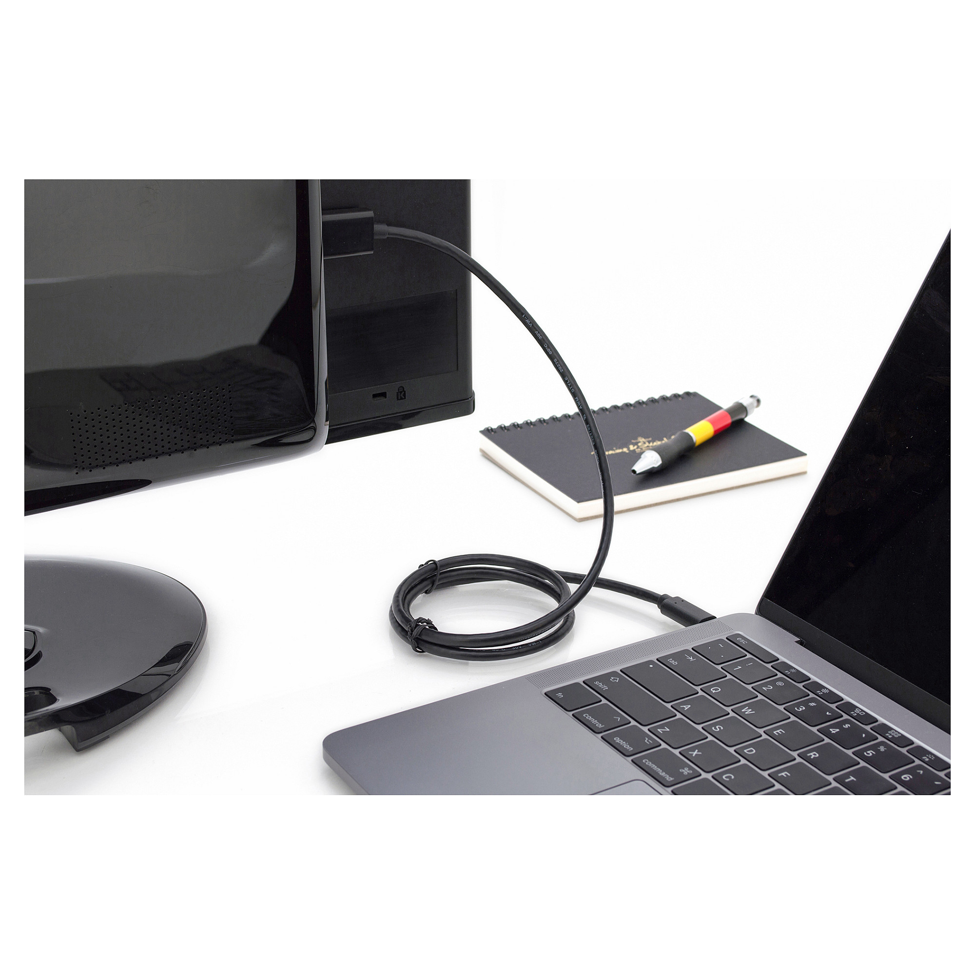 Kabllo USB  DIGITUS USB-C Adapter Cable Type C–HDMI A 4K M/M 2.0m  - Zezë - 3