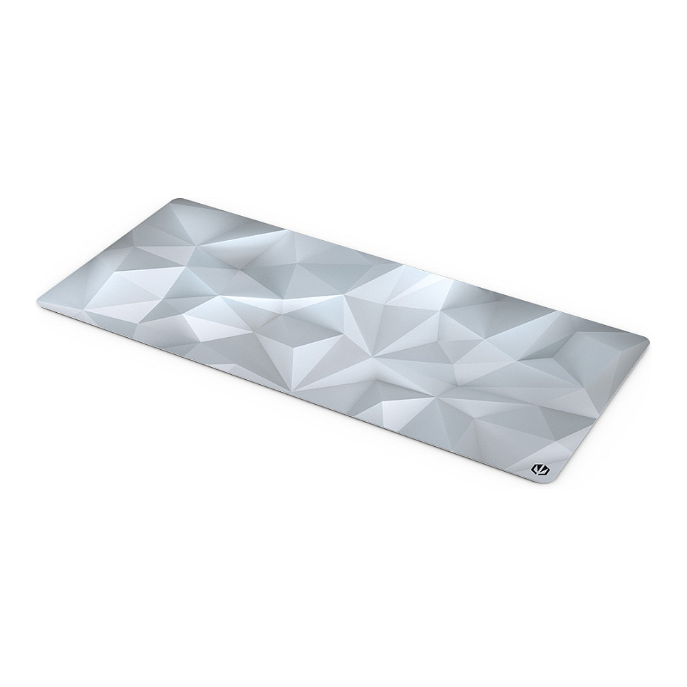 Mauspad Gaming ENDORFY Crystal Onyx White XL / Anti-rrëshqitës / 900 × 400 × 3 mm - Bardhë