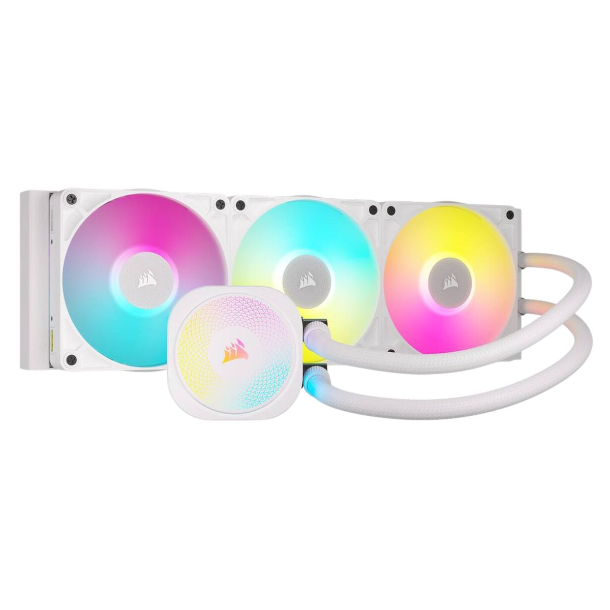 Ftohës për Procesor Corsair iCUE LINK TITAN 360 RX RGB AIO Liquid CPU Cooler XL – Bardhë - 1
