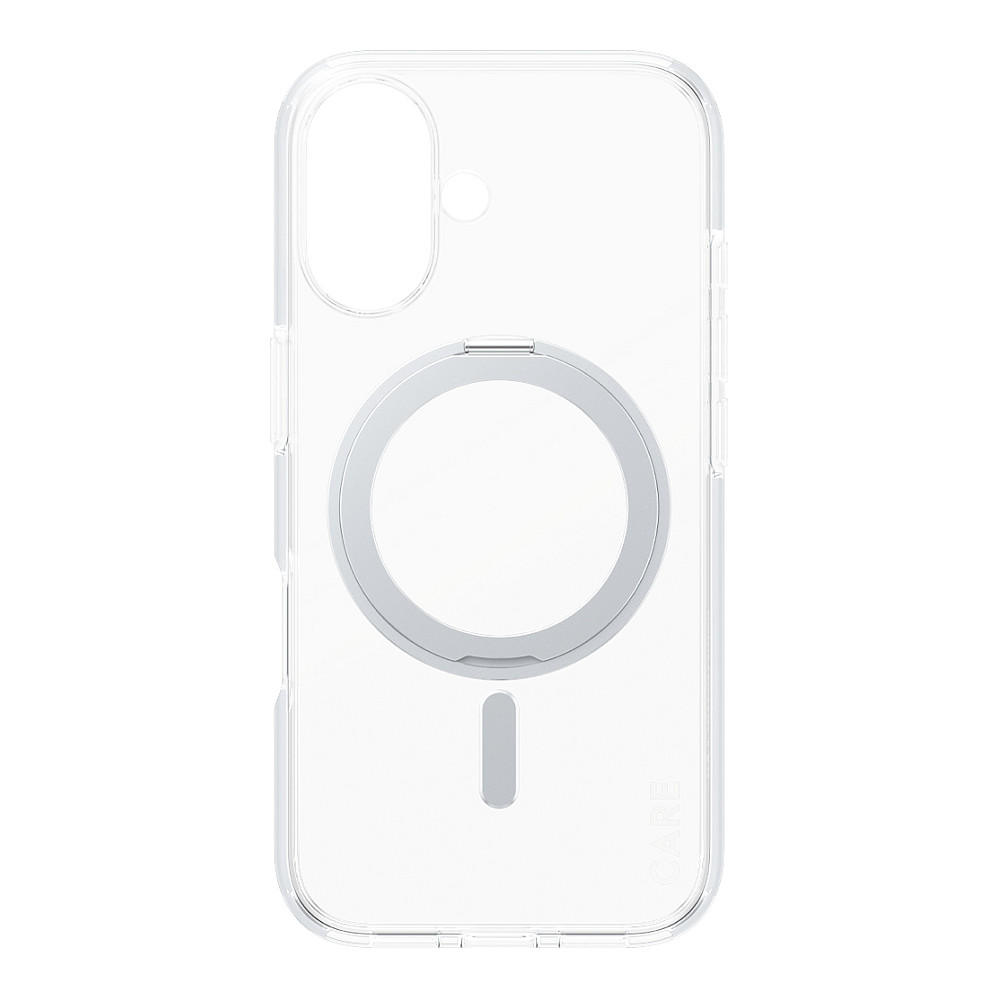Aksesorë për telefon CARE / Kickstand Case / MagSAFE / iPhone 16 - Argjend - 4