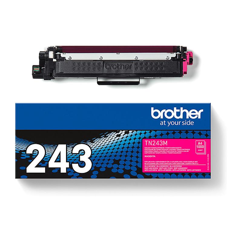 Toner Brother TN-243M, 1000 faqe, për HL-L3210CW, HL-L3230CDW, HL-L3270CDW - Rozë - 2