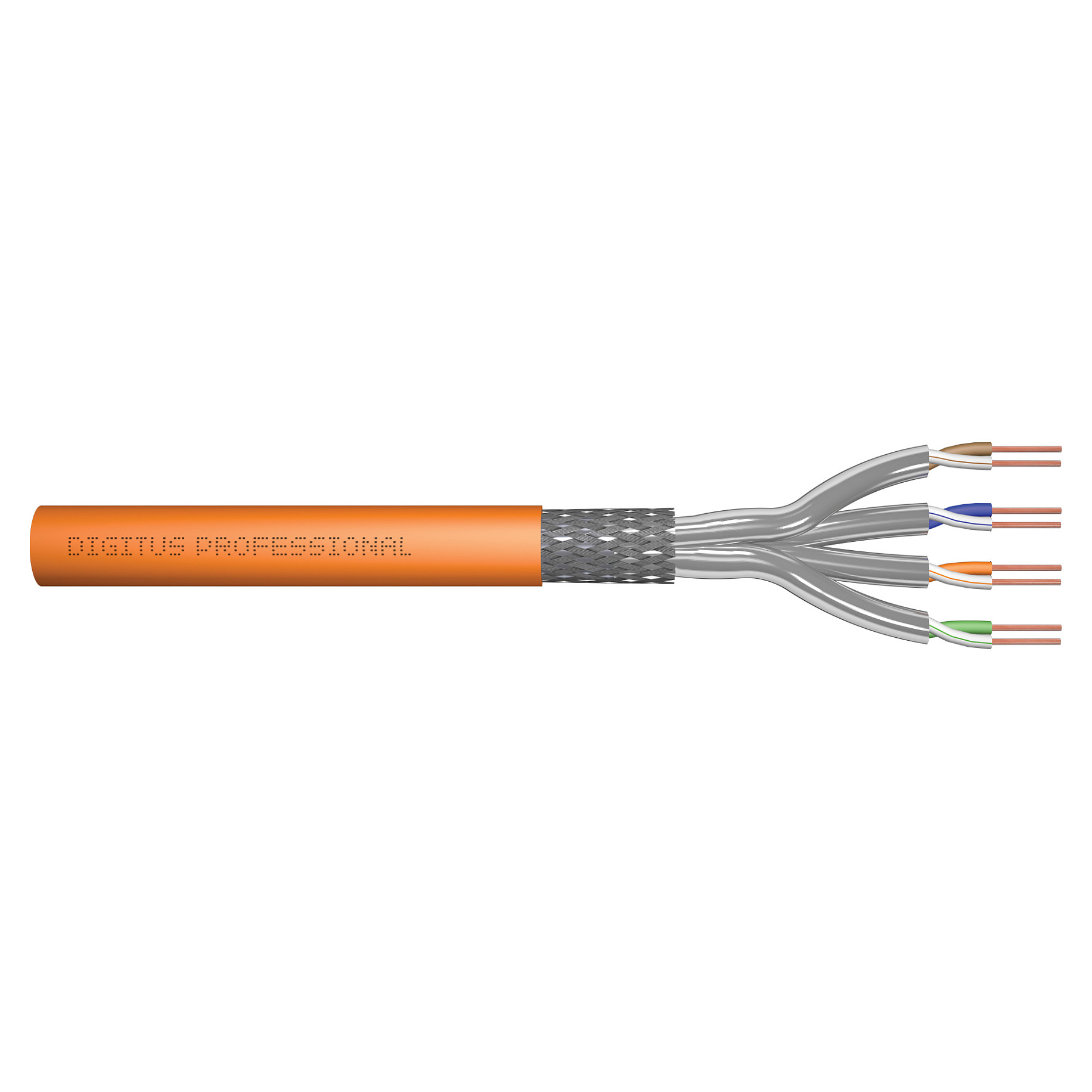 Kabllo për rrjet DIGITUS / CAT7 S-FTP / Installation Cable / 1200 MHz / Dca / 50m - 1