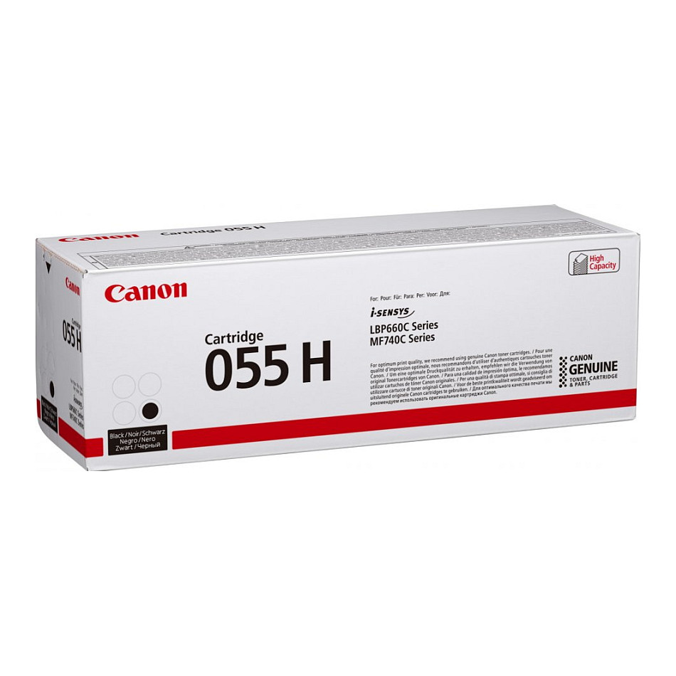 Toner Canon 055 H  deri në 7.600 faqe – Zezë - 1
