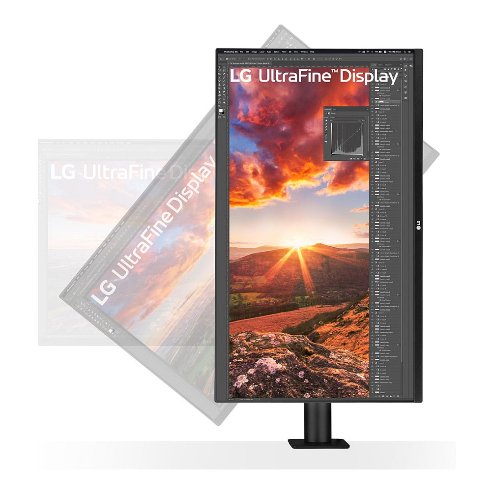 Monitor LG UltraFine Ergo 32UN880K-B 16:9 4K UHD IPS 83.3cm/32" (3840x2160) - 7