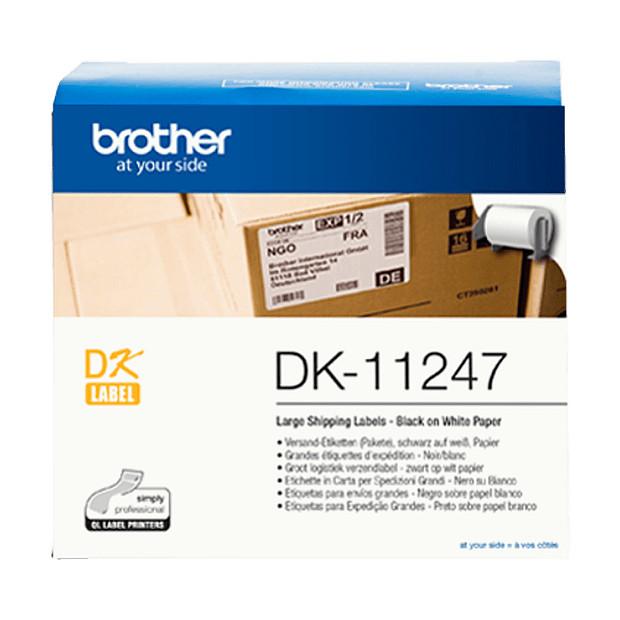 Etiketa për Printer Brother DK-11247 / 180 copë - Bardhë - 3