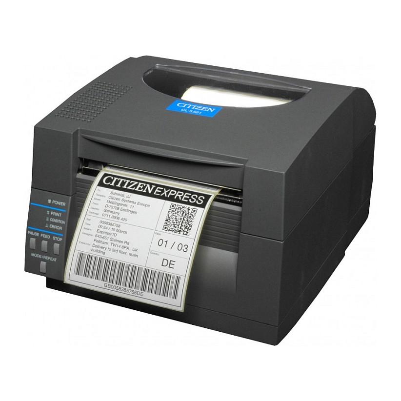 Printer Label Citizen CL-S521II, Direct Thermal, 203DPI, 150mm/s, USB, RS-232 - Zezë