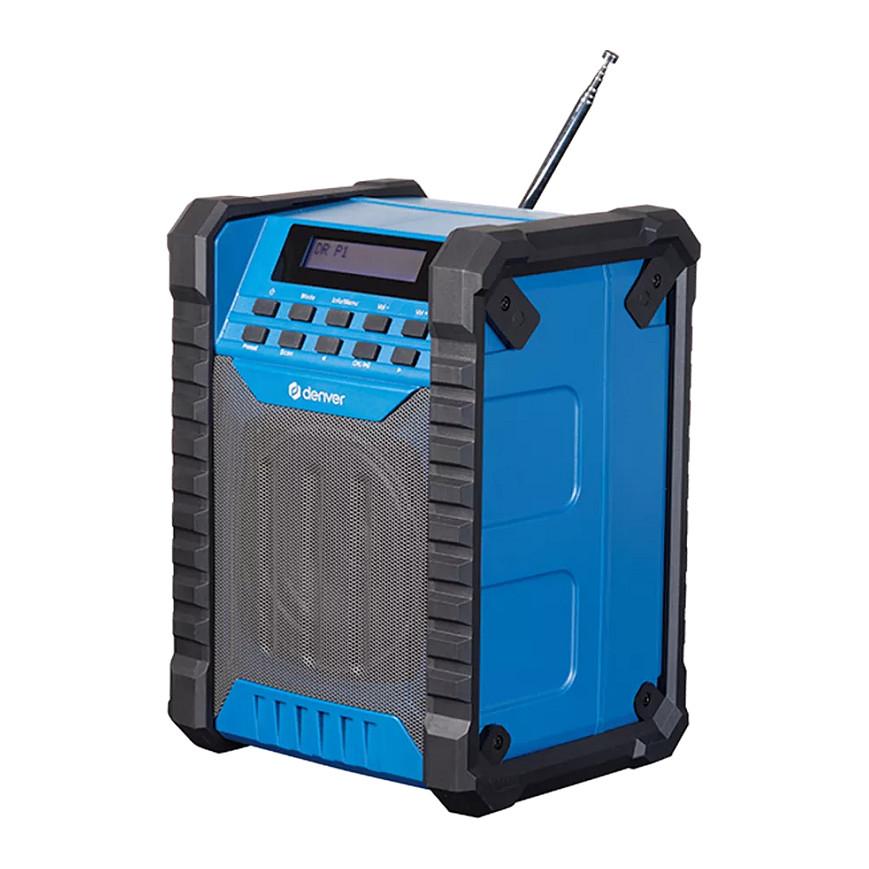 Radio Denver WRD-60, DAB+, FM, Bluetooth, 10W, IP54 - Blu/Zezë - 2