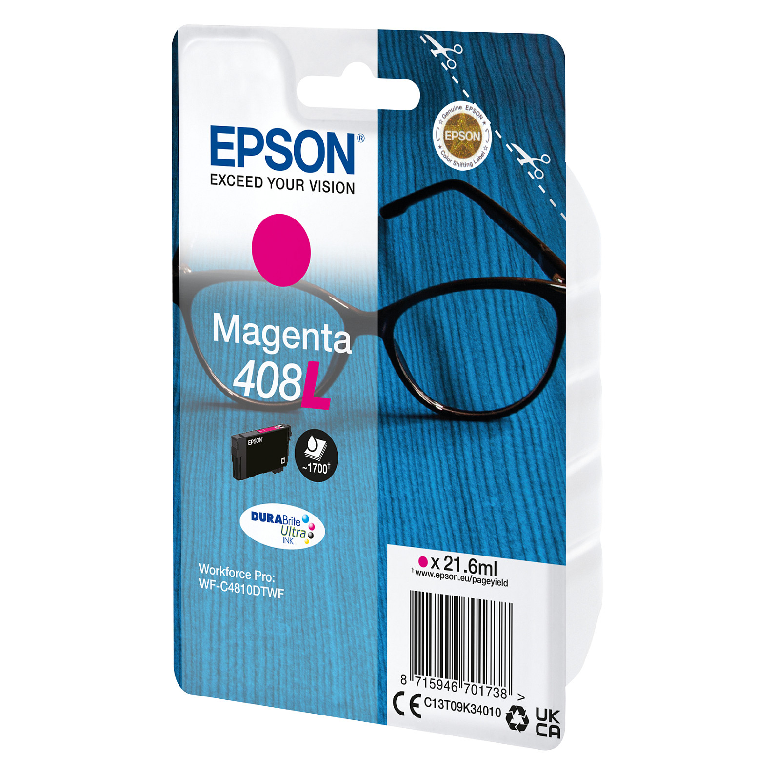INK Epson Original Cartridge 408L C13T09K34010 – Rozë - 1