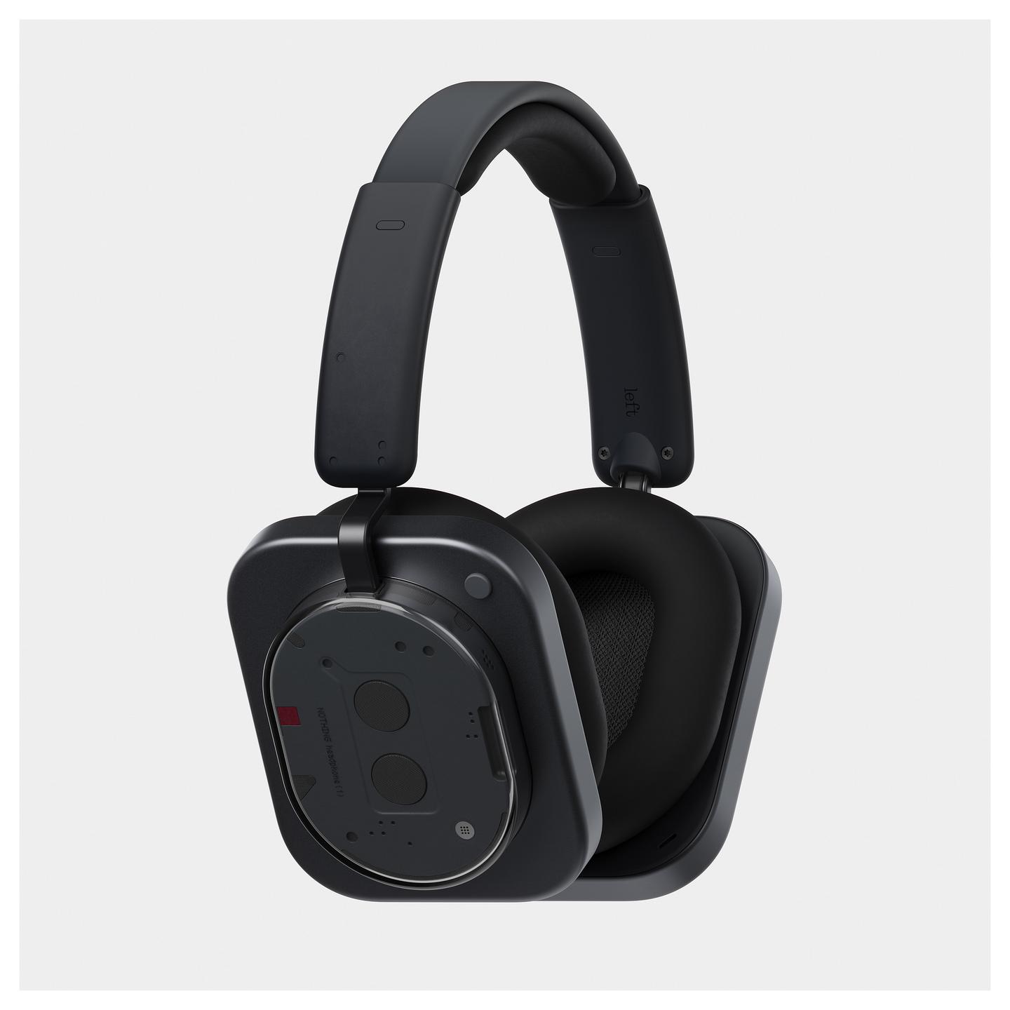 Kufje pa kabllo Nothing Headphone (1) / Over-Ear / Bluetooth 5.3 / 40mm / 20-40000Hz / ANC / LDAC / 4 Mikrofona - Zezë - 3
