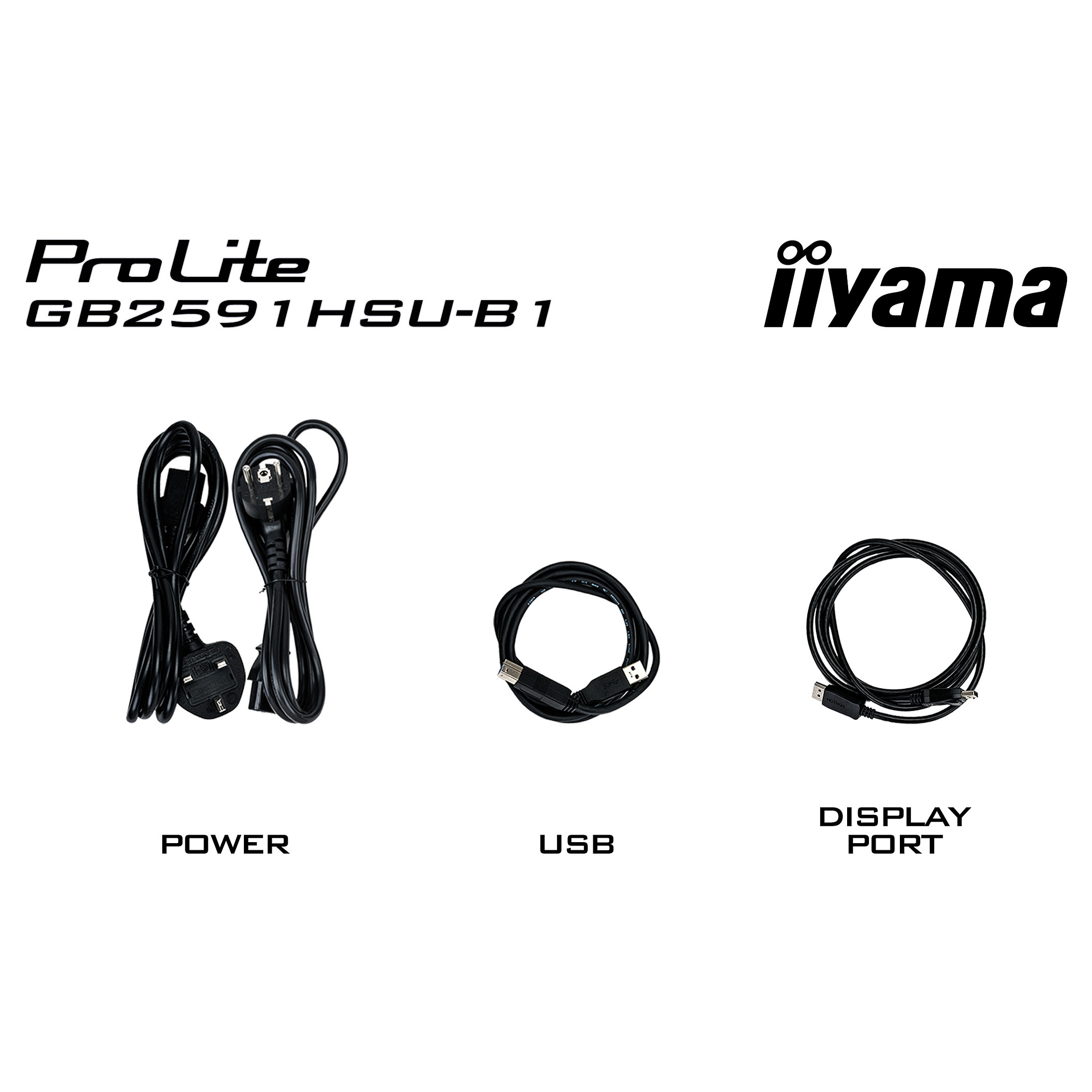Monitor Gaming iiyama G-MASTER Gold Phoenix™ GB2591HSU-B1 / 24.5" / Full HD Fast IPS LED / 320Hz / 0.4ms / USB+HDMI+DP - Zezë - 21
