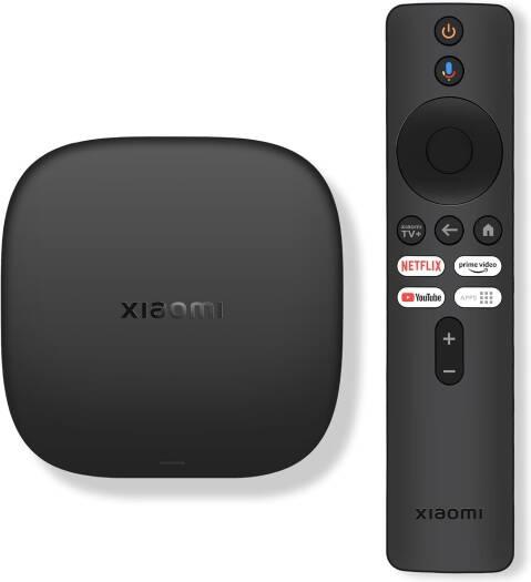 Smart TV Box Xiaomi TV Box S (3rd Gen), 4K UHD, 2GB RAM, 32GB, Wi-Fi 6, Bluetooth 5.2, HDMI 2.1, USB 2.0, Dolby Vision, HDR10+ - Zezë