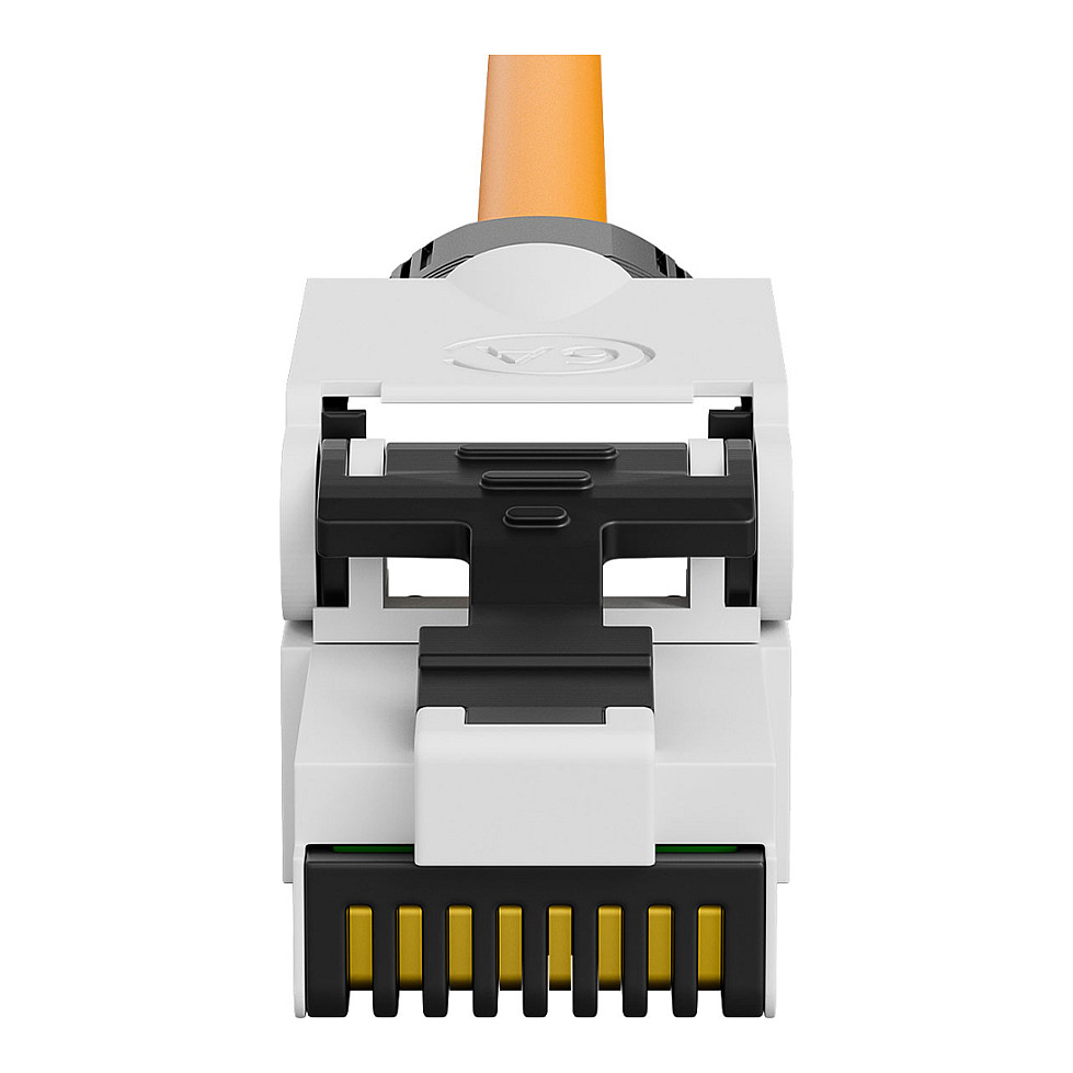 DIGITUS DN-93633 Cat6A RJ45 Field Assembly Connector Unshielded 10G Ethernet Plug - 12