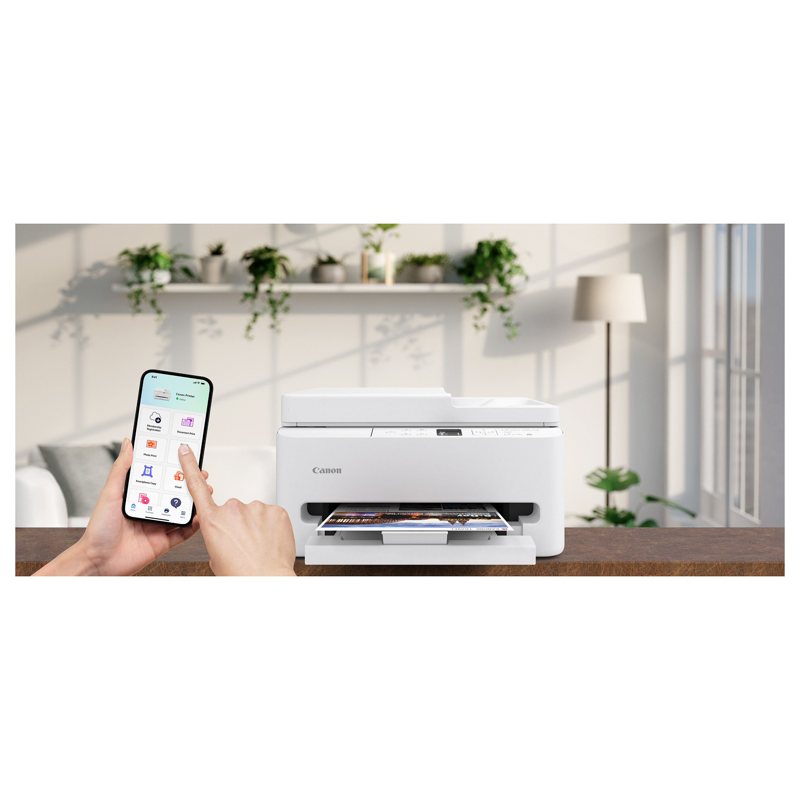 Printer Multifunksional Canon PIXMA TS7550i / 3‑in‑1 / 14ppm / Wi-Fi – Bardhë - 15