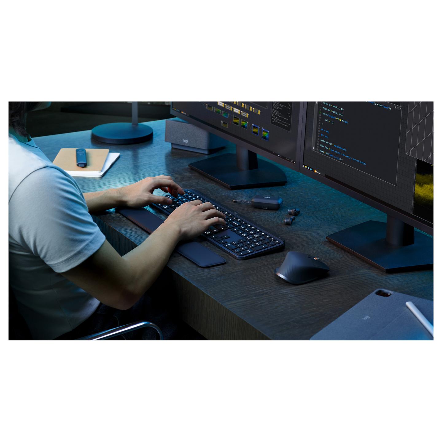 Combo (Tastierë & Maus) Logitech MX Keys S / Wireless / Bluetooth LE / AZERTY / Scissor-Key / Backlit - Grafit - 5