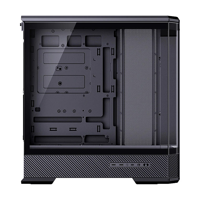Kasë PC Jonsbo D400 / Midi Tower / ATX / Tempered Glass - Zezë - 11