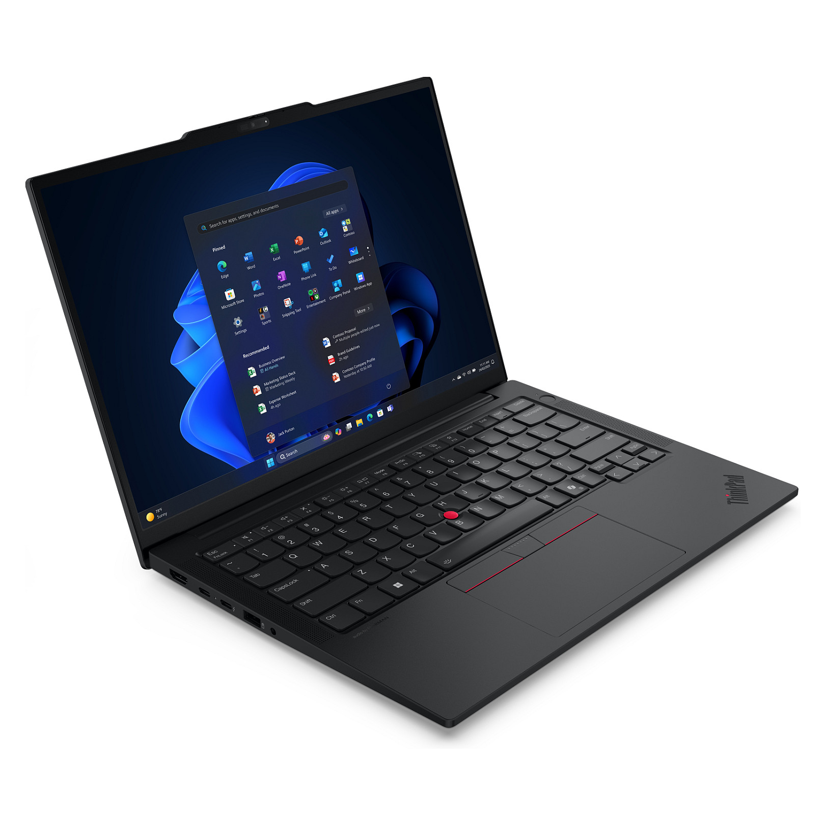 Laptop Lenovo ThinkPad E14 G7 / Ultra7-258V / 32GB LPDDR5 / 1TB / 14" WUXGA IPS LED / Intel Arc Graphics 140V / DE  - Zezë - 3